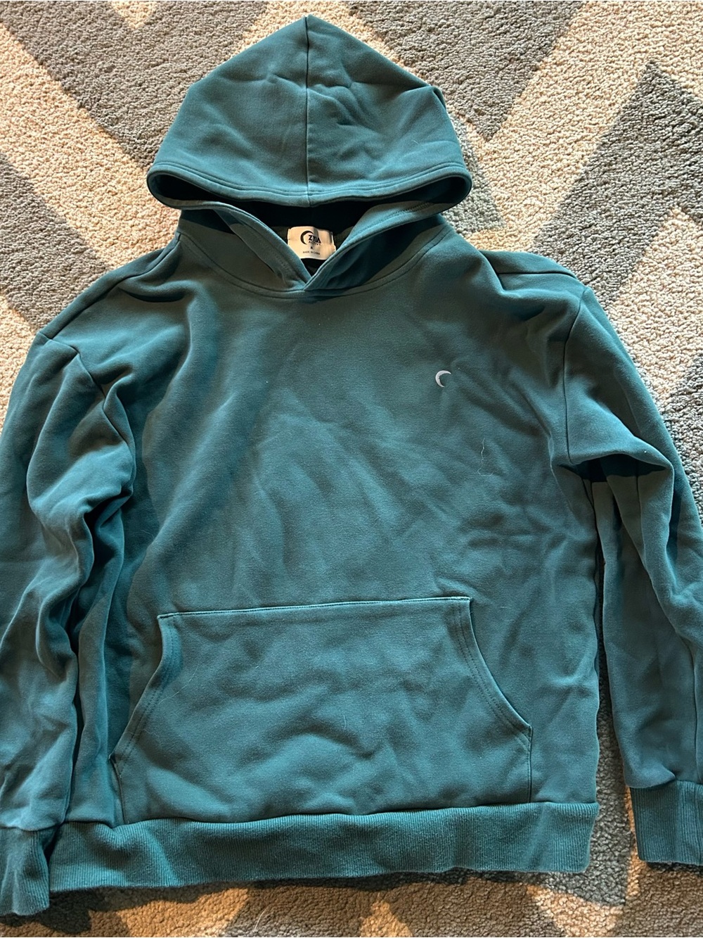 Women’s  Zyia Teal Hooded Pullover Sweatshirt